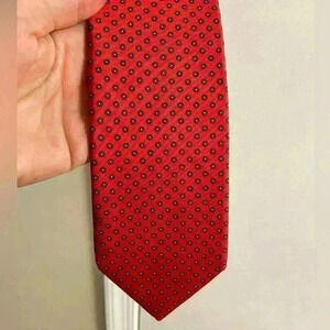 Givenchy Monsieur Neck Tie Red All Silk‎ Made in Italy